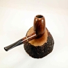 Apple 6mm Filter Smoking Pipe Greek Briar Alexander Grade C
