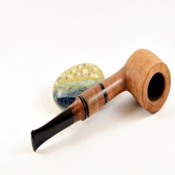Hygrocool Pot Smoking Pipe Greek Briar 9mm Filter Model 928B