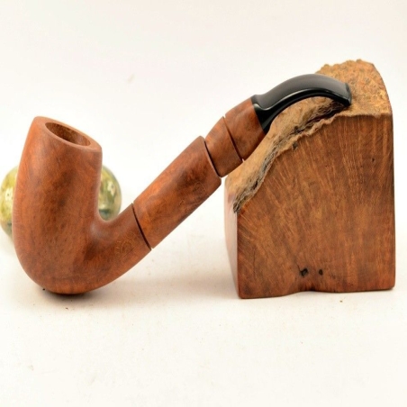Hygrocool Classic Bent Smoking Pipe Greek Briar 9mm Filter Model 135B