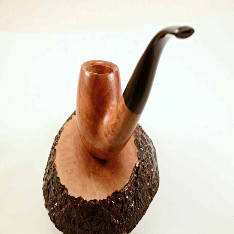 Bent Billiard Greek Briar Smoking Pipe 9mm Filter Alexander