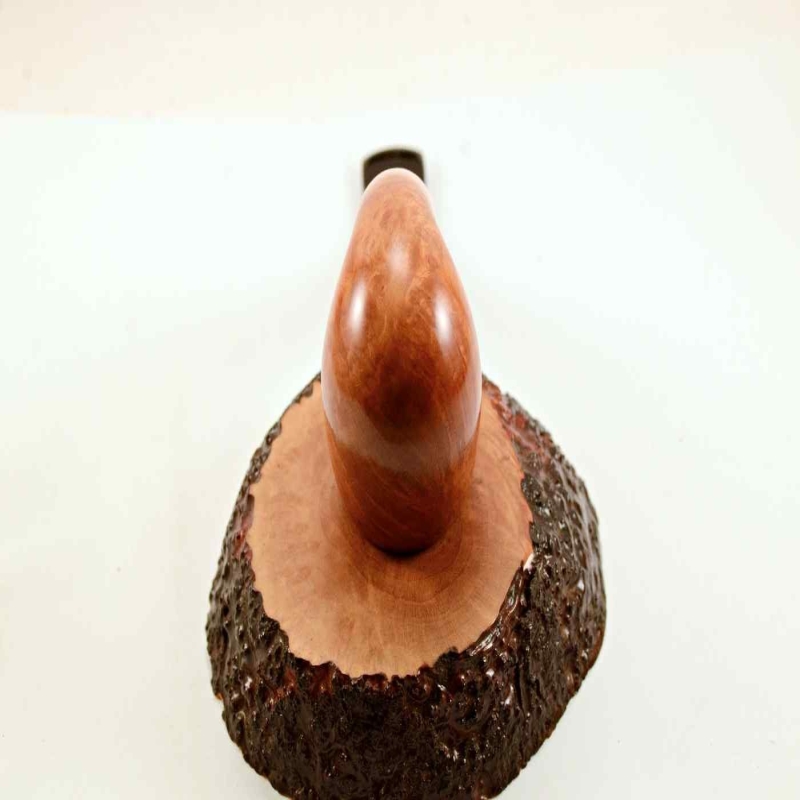 Bent Billiard Greek Briar Smoking Pipe 9mm Filter Alexander