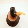 Apple Semi Bent 9mm Filter Smoking Pipe Greek Briar Alexander