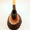 Apple Semi Bent 9mm Filter Smoking Pipe Greek Briar Alexander