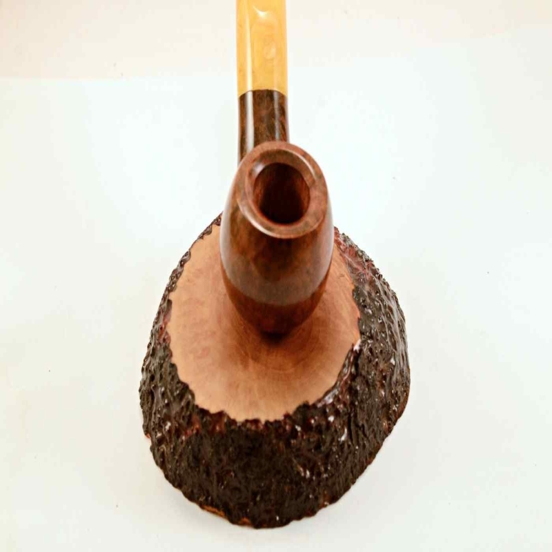 Apple Semi Bent 9mm Filter Smoking Pipe Greek Briar Alexander