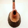 Horn Semi Bent Smoking Pipe Greek Briar No Filter Alexander Model 130C