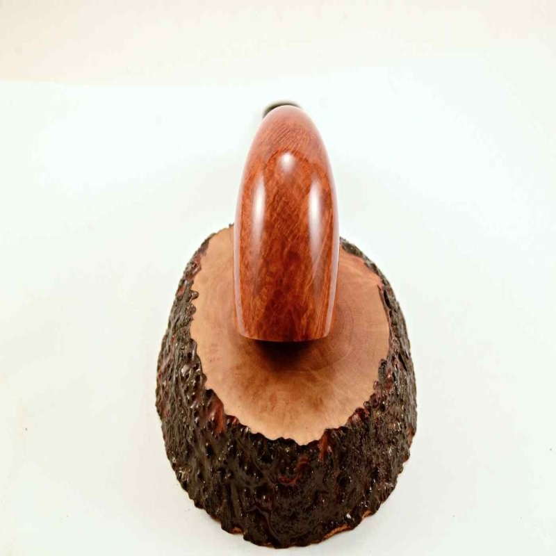 Horn Semi Bent Smoking Pipe Greek Briar No Filter Alexander Model 130C