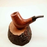 Horn Semi Bent Smoking Pipe Greek Briar No Filter Alexander Model 130C