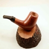 Horn Semi Bent Smoking Pipe Greek Briar No Filter Alexander Model 130C