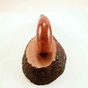 Horn Semi Bent Smoking Pipe Greek Briar No Filter Alexander Model 130C