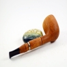 Hygrocool Smoking Pipe Greek Briar 9mm Filter Model 612A