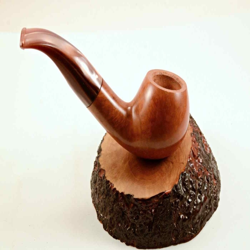 Rhodesian Semi Bent Smoking Pipe Greek Briar Alexander