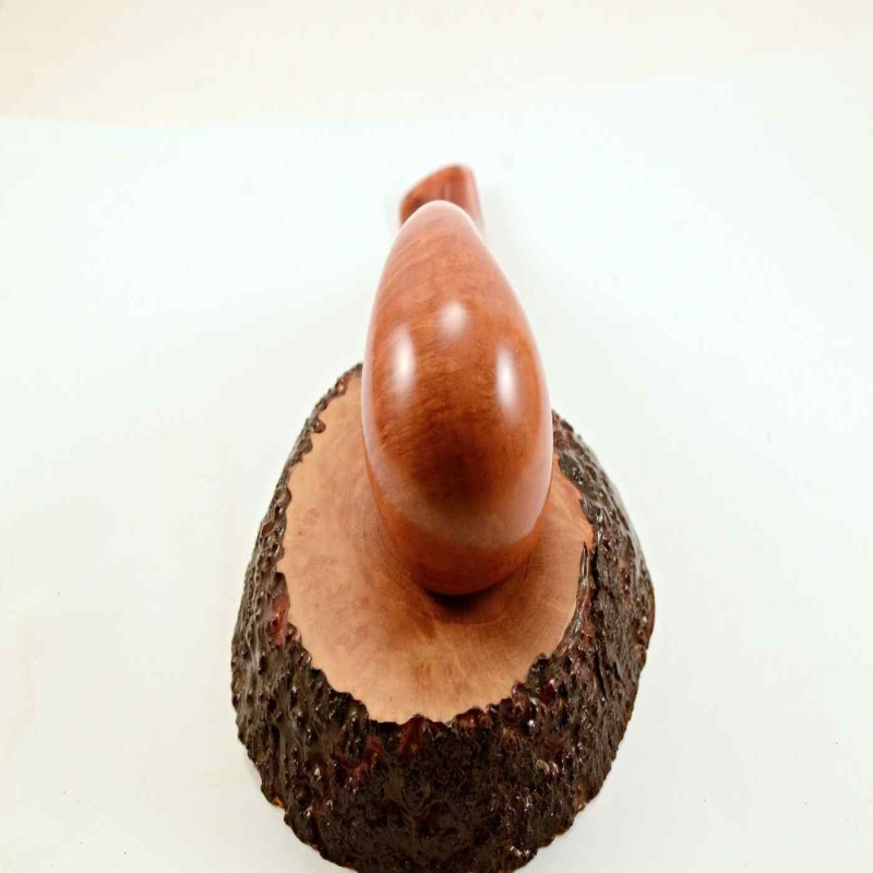 Rhodesian Semi Bent Smoking Pipe Greek Briar Alexander