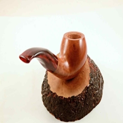 Rhodesian Semi Bent Smoking Pipe Greek Briar Alexander
