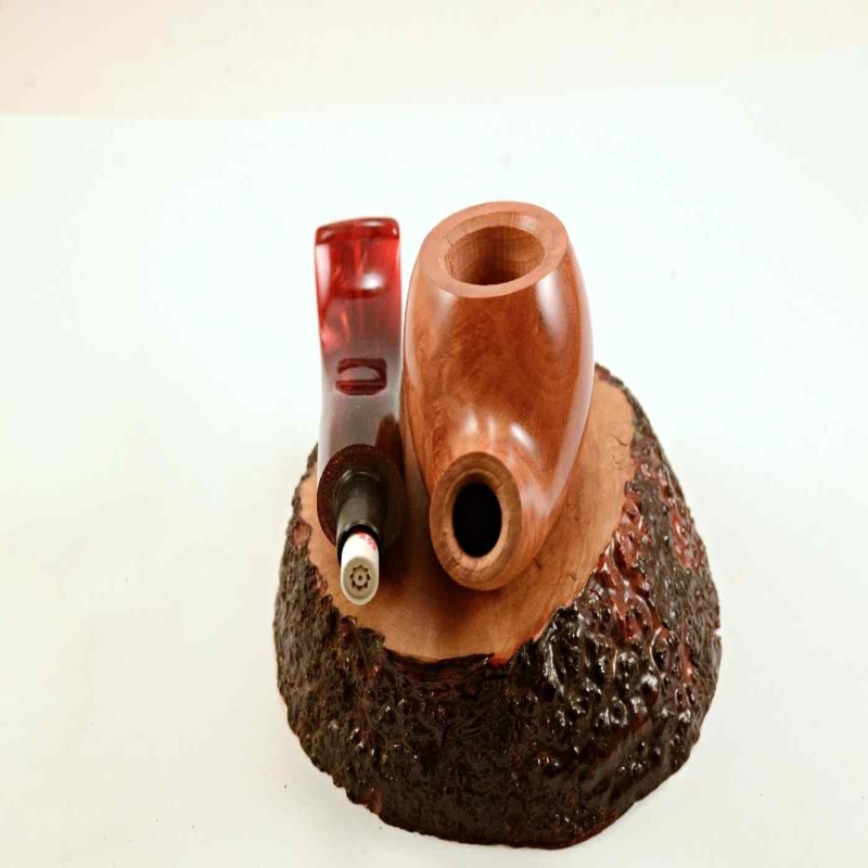 Rhodesian Semi Bent Smoking Pipe Greek Briar Alexander