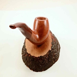 Rhodesian Semi Bent Smoking Pipe Greek Briar Alexander