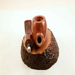 Rhodesian Semi Bent Smoking Pipe Greek Briar Alexander