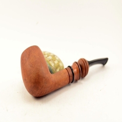 Hygrocool Smoking Pipe Greek Briar 9mm Filter Model 918A