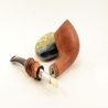 Hygrocool Smoking Pipe Greek Briar 9mm Filter Model 918A