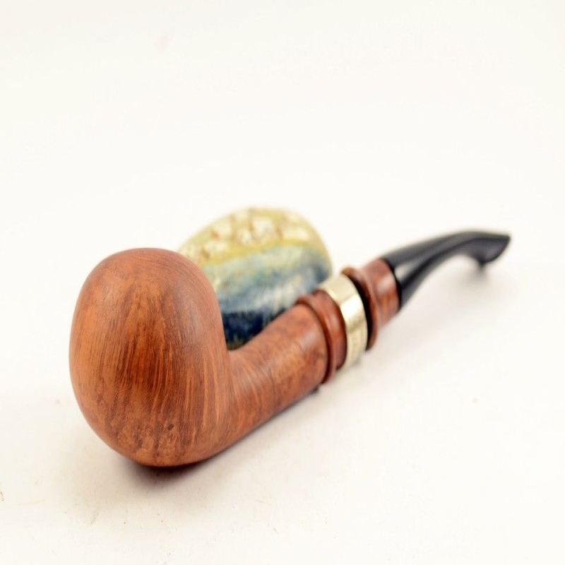 Hygrocool Smoking Pipe Greek Briar 9mm Filter Model 940B