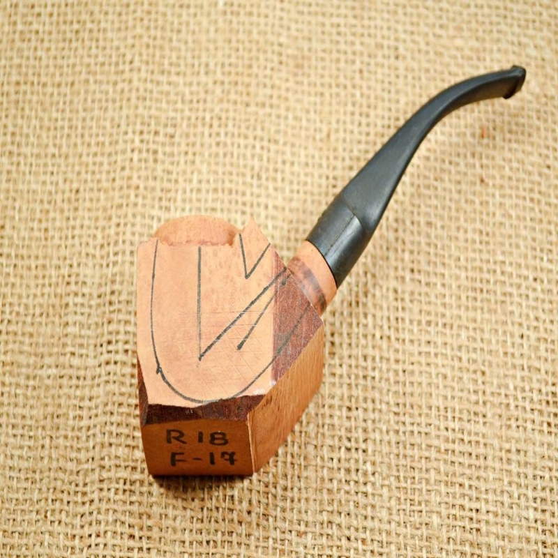 Hobby Blocks Pipe Kits DIY Predrilled Greek Briar R20