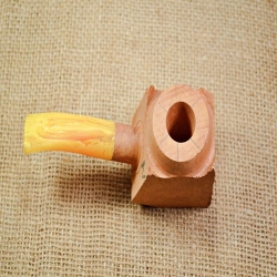 Hobby Blocks Pipe Kits DIY Predrilled Greek Briar 9mm Filter