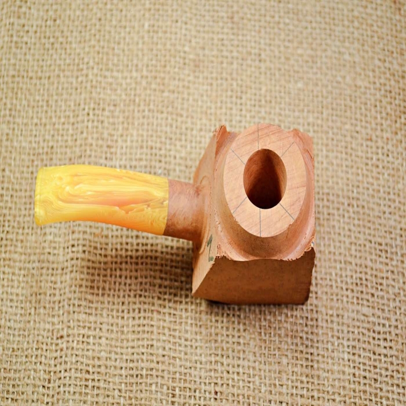 Hobby Blocks Pipe Kits DIY Predrilled Greek Briar 9mm Filter