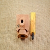 Hobby Blocks Pipe Kits DIY Predrilled Greek Briar 9mm Filter