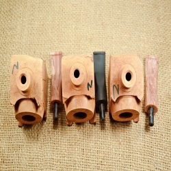 Hobby Blocks Pipe Kits DIY Predrilled Greek Briar 9mm Filter