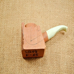 Hobby Blocks Pipe Kits DIY Predrilled Greek Briar 9mm Filter