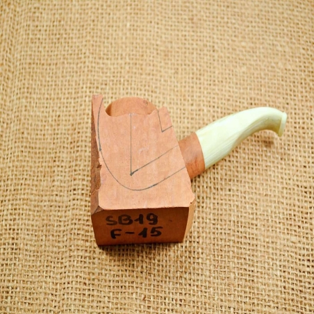 Hobby Blocks Pipe Kits DIY Predrilled Greek Briar 9mm Filter
