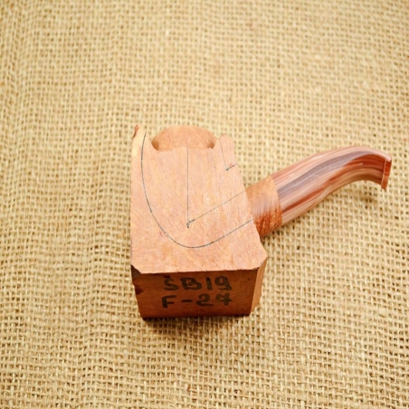 Hobby Blocks Pipe Kits DIY Predrilled Greek Briar 9mm Filter