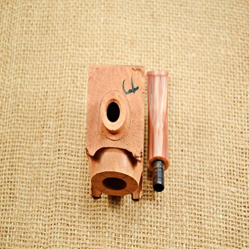 Hobby Blocks Pipe Kits DIY Predrilled Greek Briar 9mm Filter