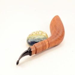 Hygrocool Smoking Pipe Greek Briar 9mm Filter Model 602A