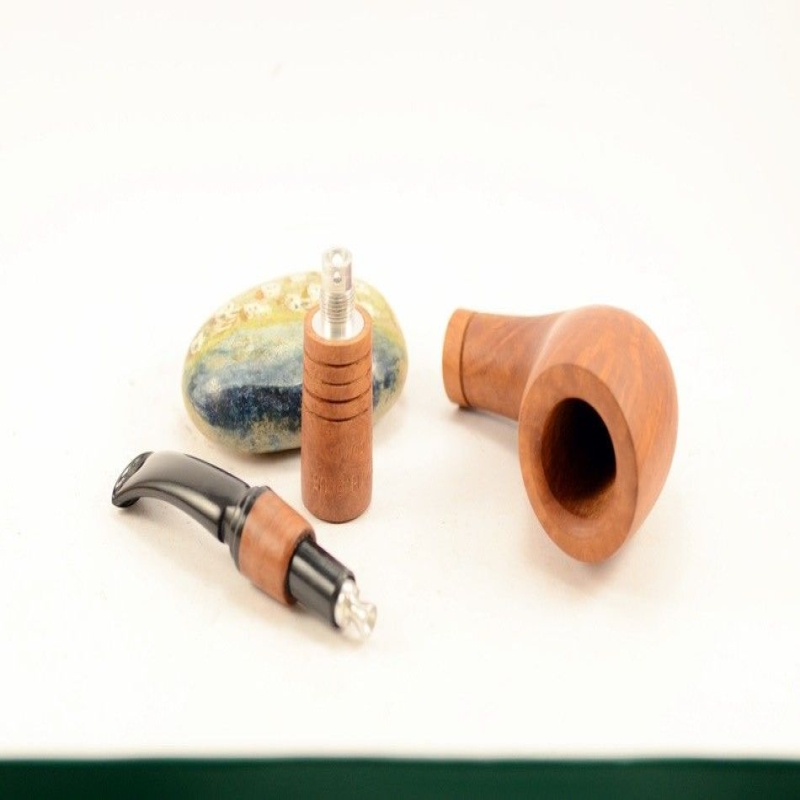 Hygrocool Smoking Pipe Greek Briar 9mm Filter Model 602A