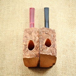 Hobby Plateau Blocks  9mm Beginner Pipe Kits DIY Predrilled Greek Briar