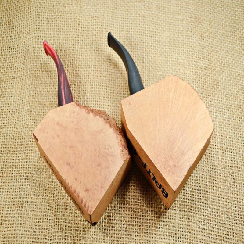 Hobby Plateau Blocks  9mm Beginner Pipe Kits DIY Predrilled Greek Briar