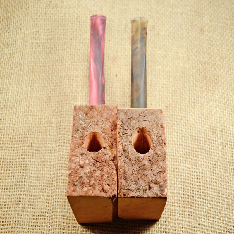 Hobby Plateau Blocks  9mm Beginner Pipe Kits DIY Predrilled Greek Briar