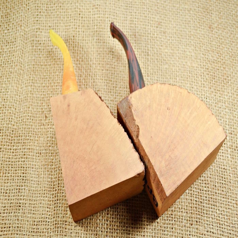 Hobby Plateau Blocks  9mm Beginner Pipe Kits DIY Predrilled Greek Briar