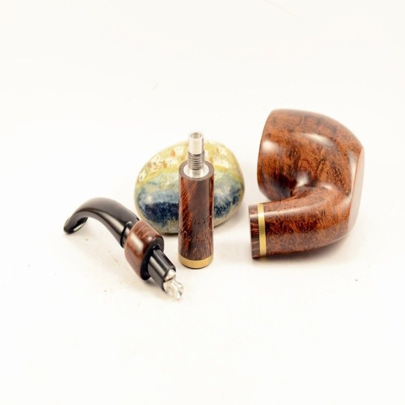 Hygrocool Smoking Pipe Greek Briar 9mm Filter Model 610D