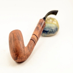 Hygrocool Smoking Pipe Greek Briar 9mm Filter Model 622B