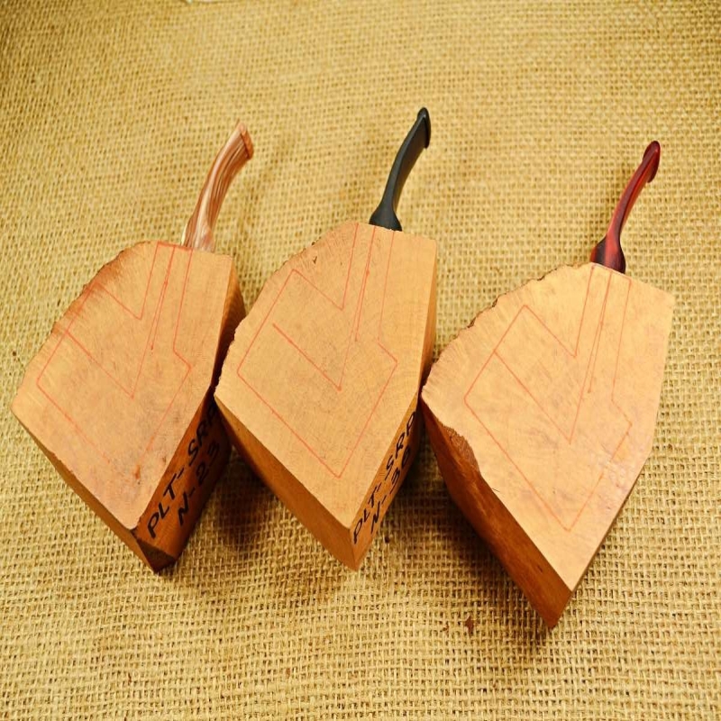 Hobby Plateau Blocks  9mm Beginner Pipe Kits DIY Predrilled Greek Briar