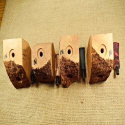 Hobby Plateau Blocks  9mm Beginner Pipe Kits DIY Predrilled Greek Briar