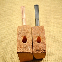 Hobby Plateau Blocks  9mm Beginner Pipe Kits DIY Predrilled Greek Briar