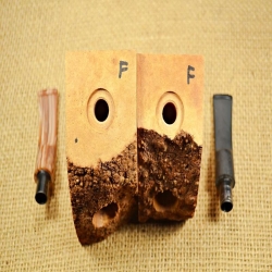 Hobby Plateau Blocks  9mm Beginner Pipe Kits DIY Predrilled Greek Briar