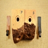 Hobby Plateau Blocks  9mm Beginner Pipe Kits DIY Predrilled Greek Briar