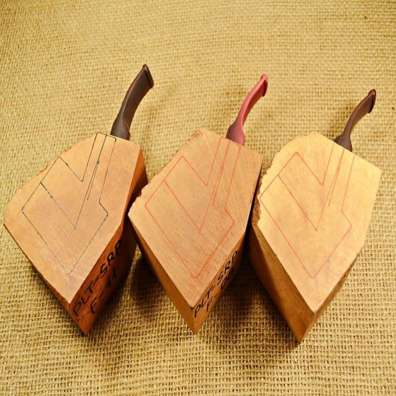 Hobby Plateau Blocks  9mm Beginner Pipe Kits DIY Predrilled Greek Briar