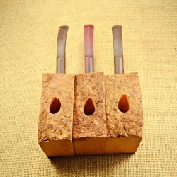 Hobby Plateau Blocks  9mm Beginner Pipe Kits DIY Predrilled Greek Briar