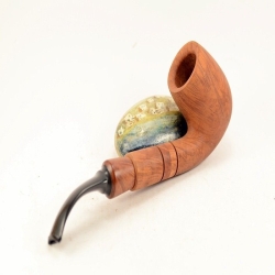 Hygrocool Smoking Pipe Greek Briar 9mm Filter Model 622A