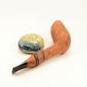 Hygrocool Smoking Pipe Greek Briar 9mm Filter Model 909B