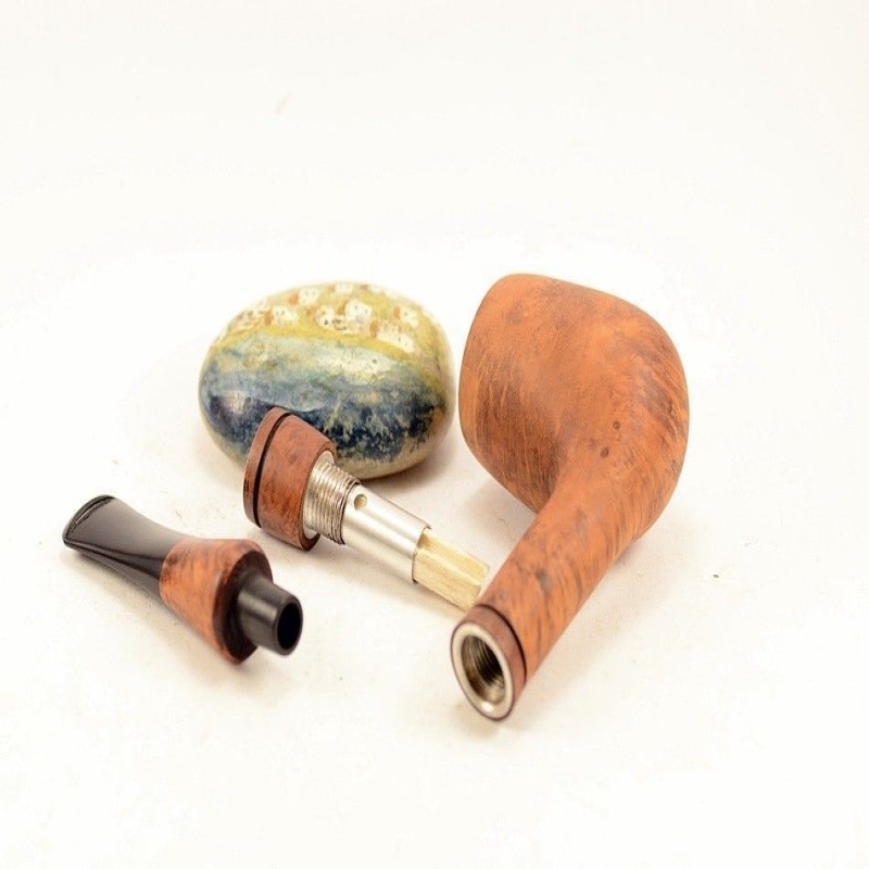 Hygrocool Smoking Pipe Greek Briar 9mm Filter Model 909B